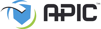 logo-APIC APIC logo featuring a blue shield-like shape with a green curved swoosh beside the bold APIC wordmark.